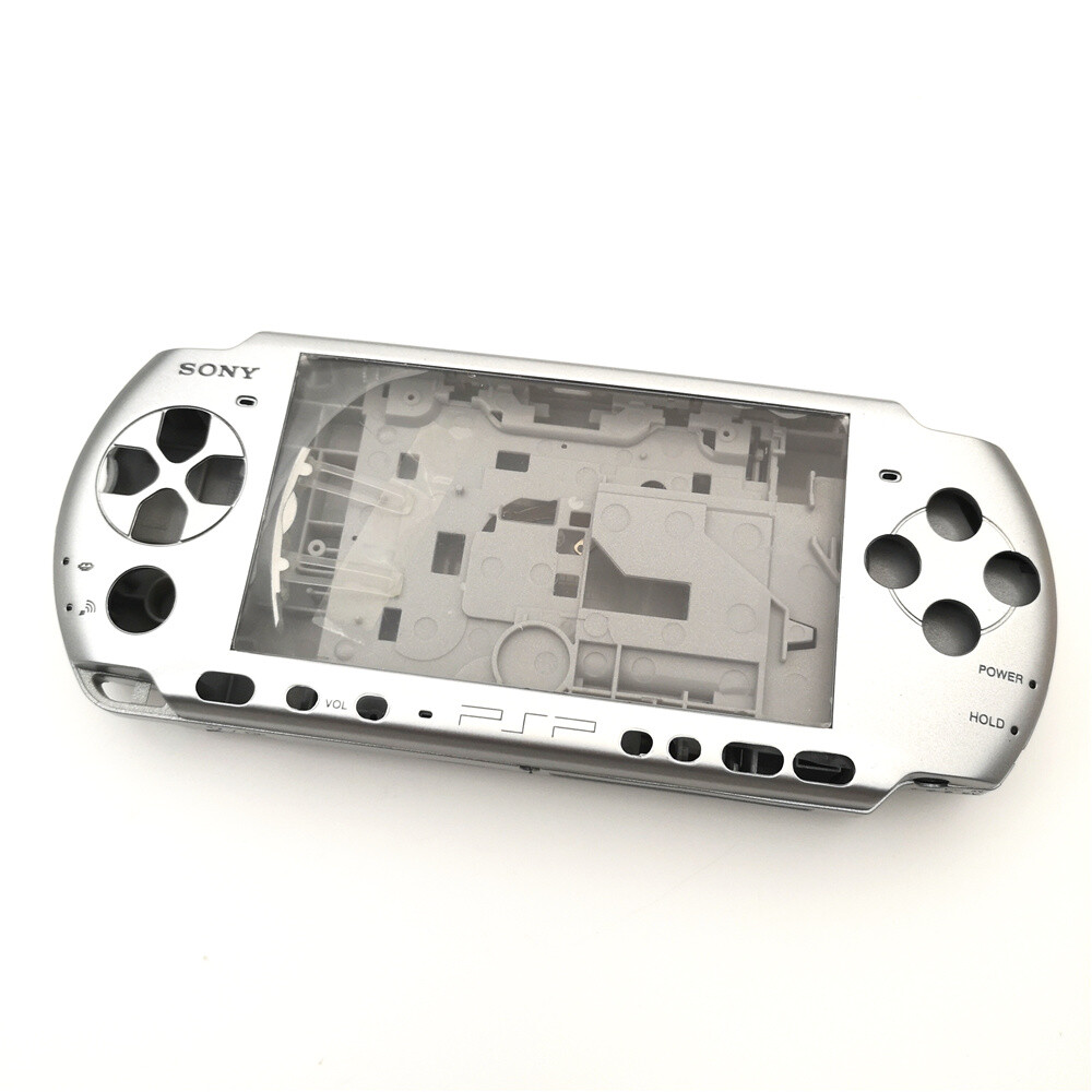 Silver Full Housing Shell Replacement Faceplate Case for