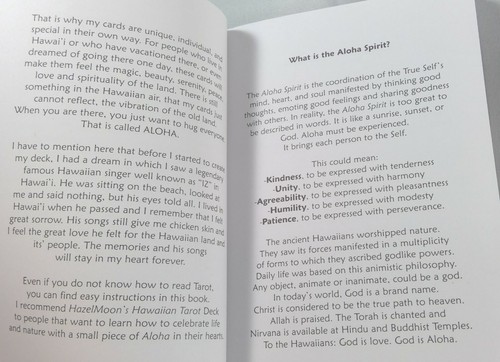 HazelMoon's Hawaiian Tarot by Katalin E. Csikos 78 cards booklet Aloha Spirit - Picture 12 of 12