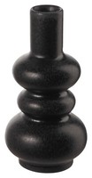 Asa Selection Como Vase Blumenvase Dekovase Steingut Schwarz Matt H 12 Cm