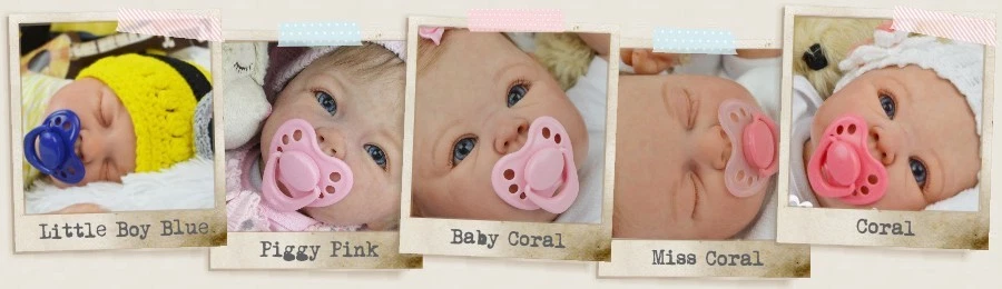 Chupete magnético Honeybug muñeca artística renacida mango recién nacido chicle translúcido Foto 4 de 4