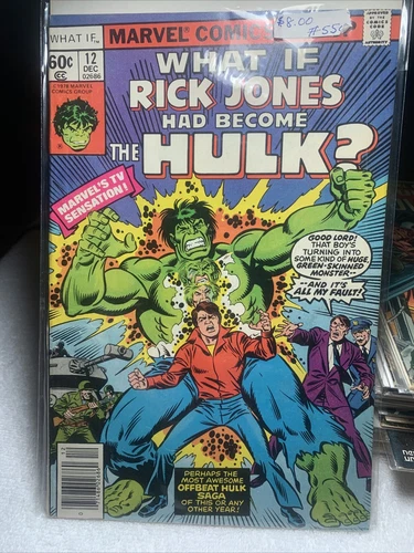 Vintage Comic Books 1978MARVEL COMIC BOOK WHAT IF 12 RICK JONES  Had Become Hulk