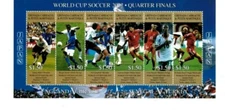  Grenadines 2002  - World Cup Quarter Finals - Sheet of Six  - MNH