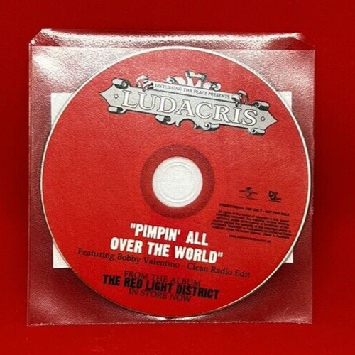 Ludacris: Ft Bobby Valentino "Pimpin' All Over the World" CD Single Rare Promo