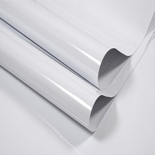 10M White Gloss Vinyl Film Sticky Covering Self Adhesive Kitchen Worktop Sticker