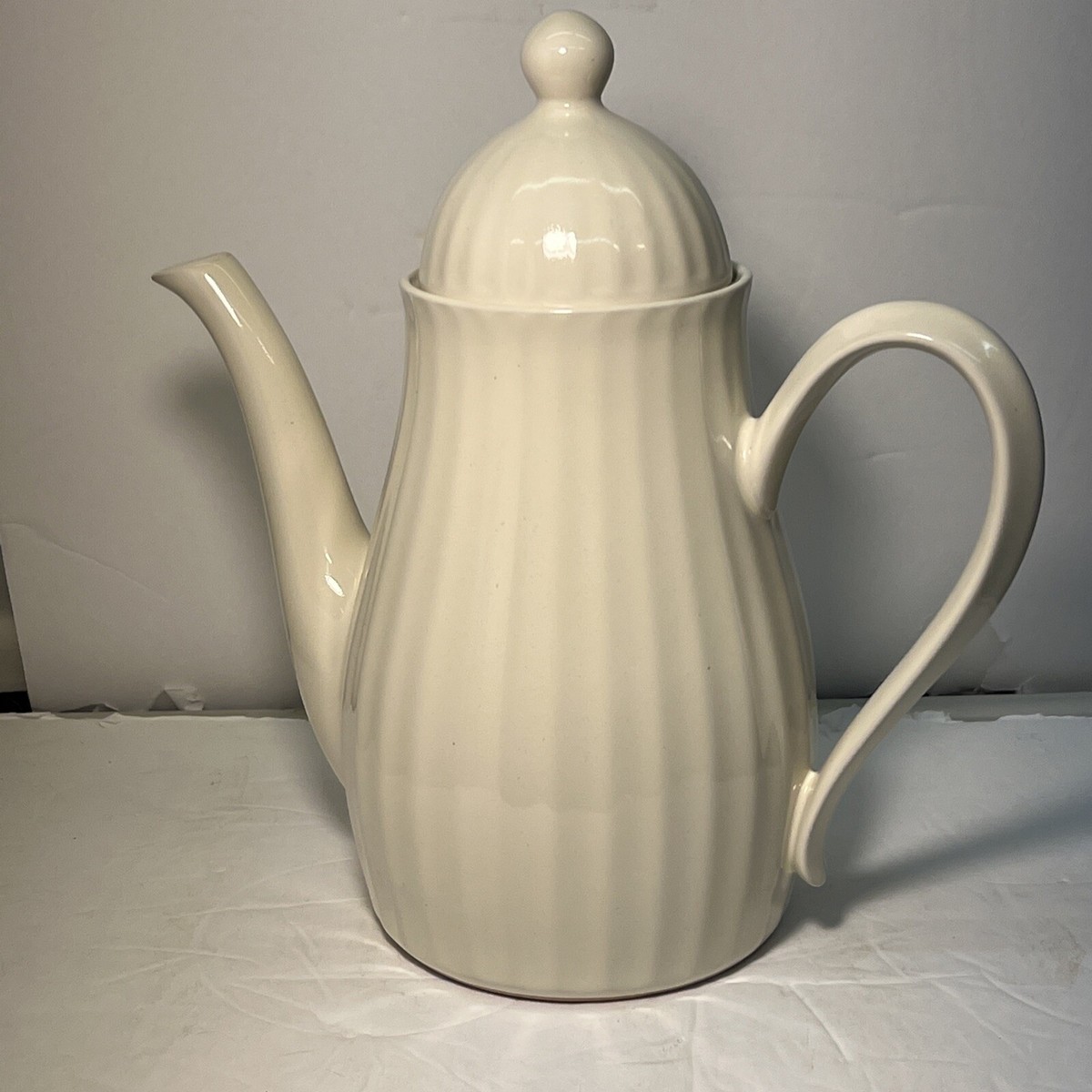 Nikko “Perception” Tall Coffee Pot Off White Japan | eBay