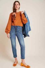 Anthropologie 128 Pilcro High-Rise Slim ankle Jeans size 28 NWT button-fly