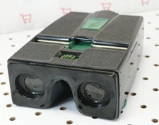 Realist Green Button Stereo Viewer with Battery Adaptor - Tested & Works *READ*