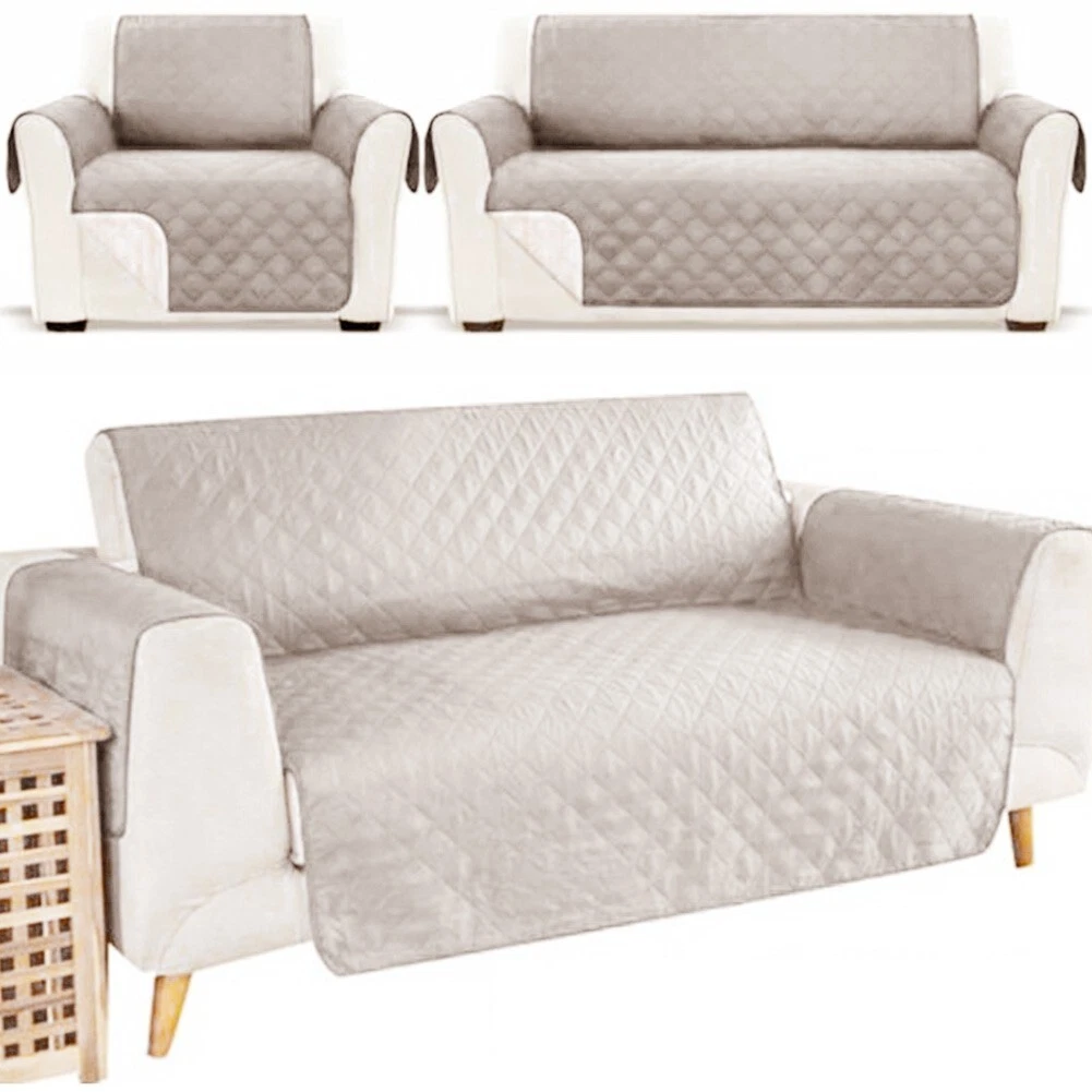 Microfiber Sofa Cover with Soft Quilted Fill Retain Your Pet s