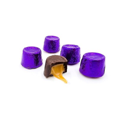 DARK CHOCOLATE ROLO Creamy SALTED CARAMEL CANDY wrap, BULK BAG, PICK YOUR SIZE!!