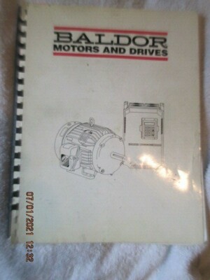 Baldor Motors & Drives 7722-SV AC Vector Control Installation Operation Manual