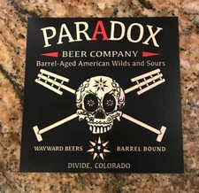 Paradox Beer Company Sticker - Divide Colorado Craft Beer Pub Brewery Ale