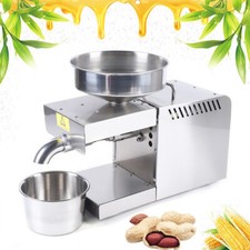 Electric Automatic Coconut Oil Press Machine Peanut Oil Extractor Squeezer 610W