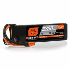 Spektrum 4S 100C Smart LiPo Battery Pack w/IC3 Connector 14.8V/3200mAh