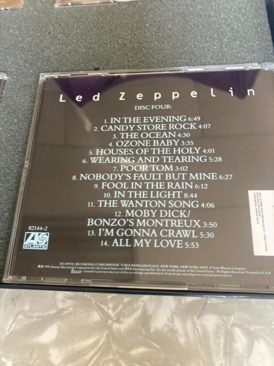LED ZEPPELIN 4 COMPACT DISC SET 1990 # 7-821442 BY JIMMY PAGE | eBay
