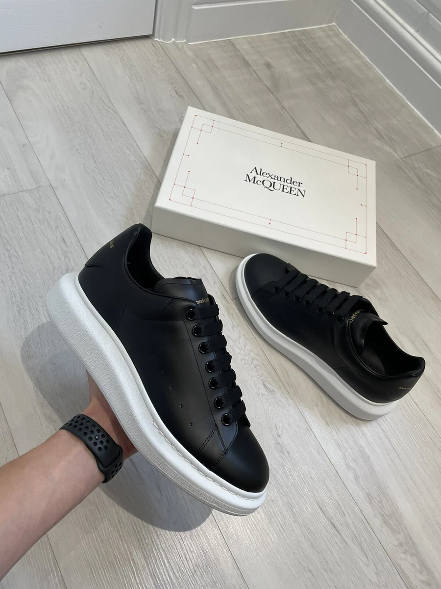 Alexander McQueen Sneaker (Size UK12) Black/White (100% | eBay