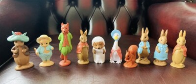 Peter Rabbit Tortenaufleger - 10 Figuren + ein gratis Buch + eine Spielmatte - Neu