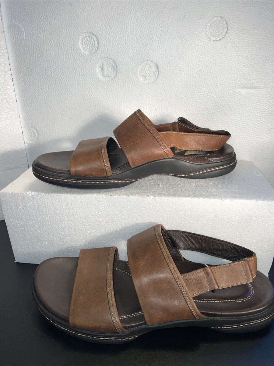 brown Cole Haan leather sandals with buckle Cole Haan Leather Fisherman Sandals Brown 11B Comfort Brazil  main image 3