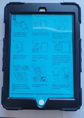 SEYmac iPad 9th/8th/7th Generation Case 10.2'', Shockproof With Screen Protector
