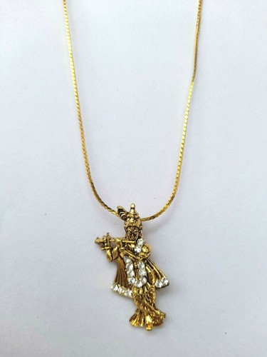 Black Thread Krishna Pendant 