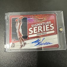 Kevin Willis 2020-21 Donruss Optic Signature Series Autograph Atlanta Hawks 🔥🔥