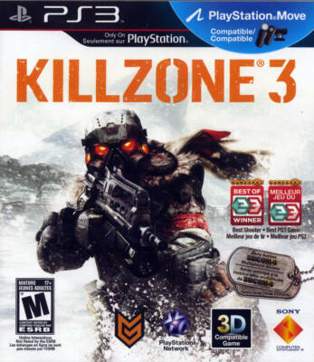 KillZone 3 - Sony PlayStation 3 PS3 Action / Shooter Move Compatible Game