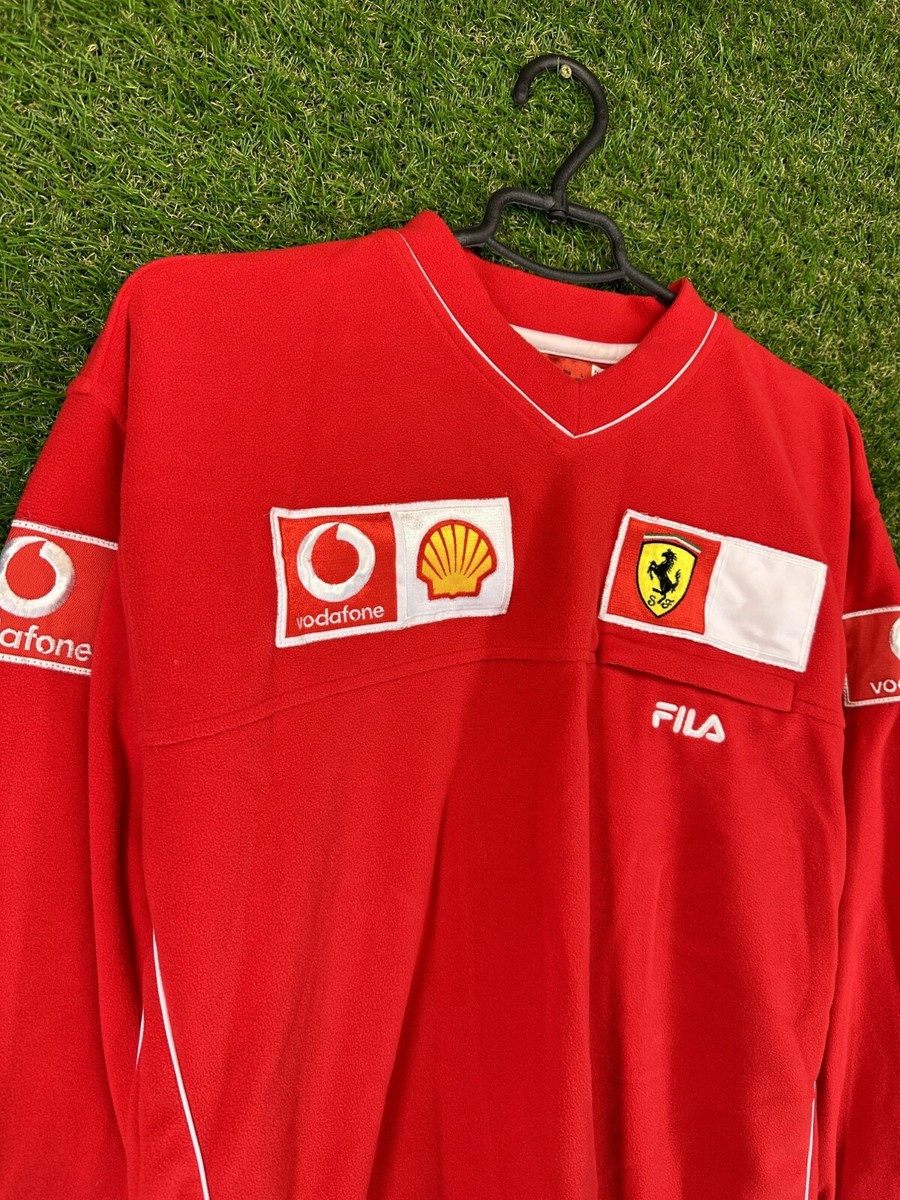 FERRARI F1 TEAM RARE RACING SWEATSHIRT FLEECE SWEATER FILA