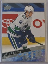 Olli Juolevi 2020-21 Upper Deck Young Guns Rookie Card Vancouver Canucks. rookie card picture