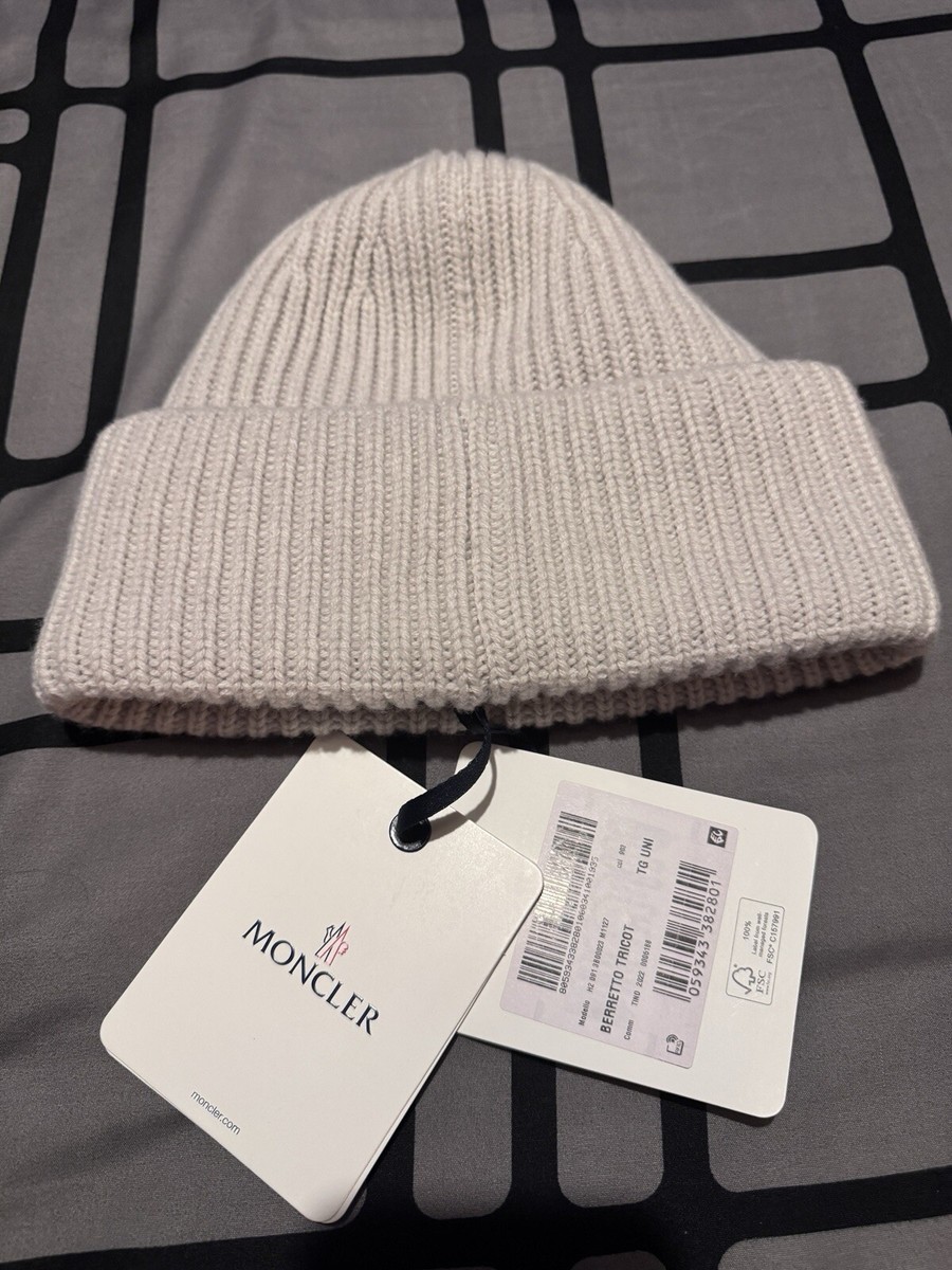 Moncler Berretto Tricot Beanie | eBay UK