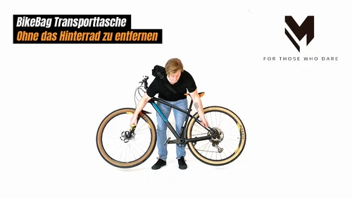 Bolsa de transporte de bicicleta lamaki - para bicicleta de carreras y gravel, bicicleta de montaña 26-29 pulgadas - Vídeo 1 de 1