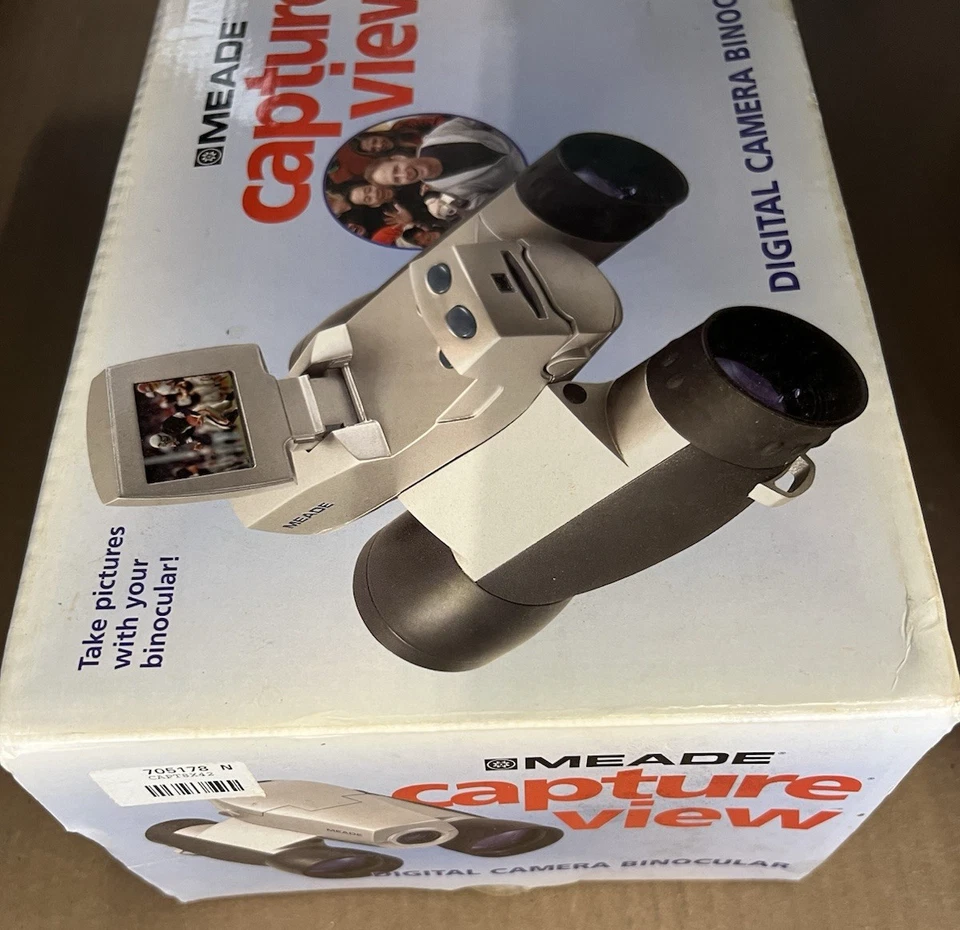 Meade Capture View Digital Camera Binoculars 8X42 Instant New Open Box Read - Image 3 of 4