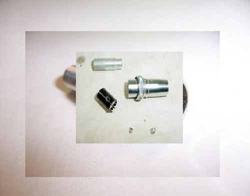 2-PIN feMALE ZŁĄCZE MIKROFONOWE amphenol cooper do johnson heathkit mikrofon 80-mc2f1 NOWOŚĆ - Zdjęcie 2 z 2