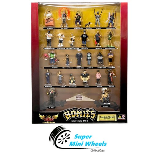 Homies Figures 1.75″ Series 14 Limited Edition Box With 2 CHASE Figure - 26 Pcs - 第 1/2 張圖片