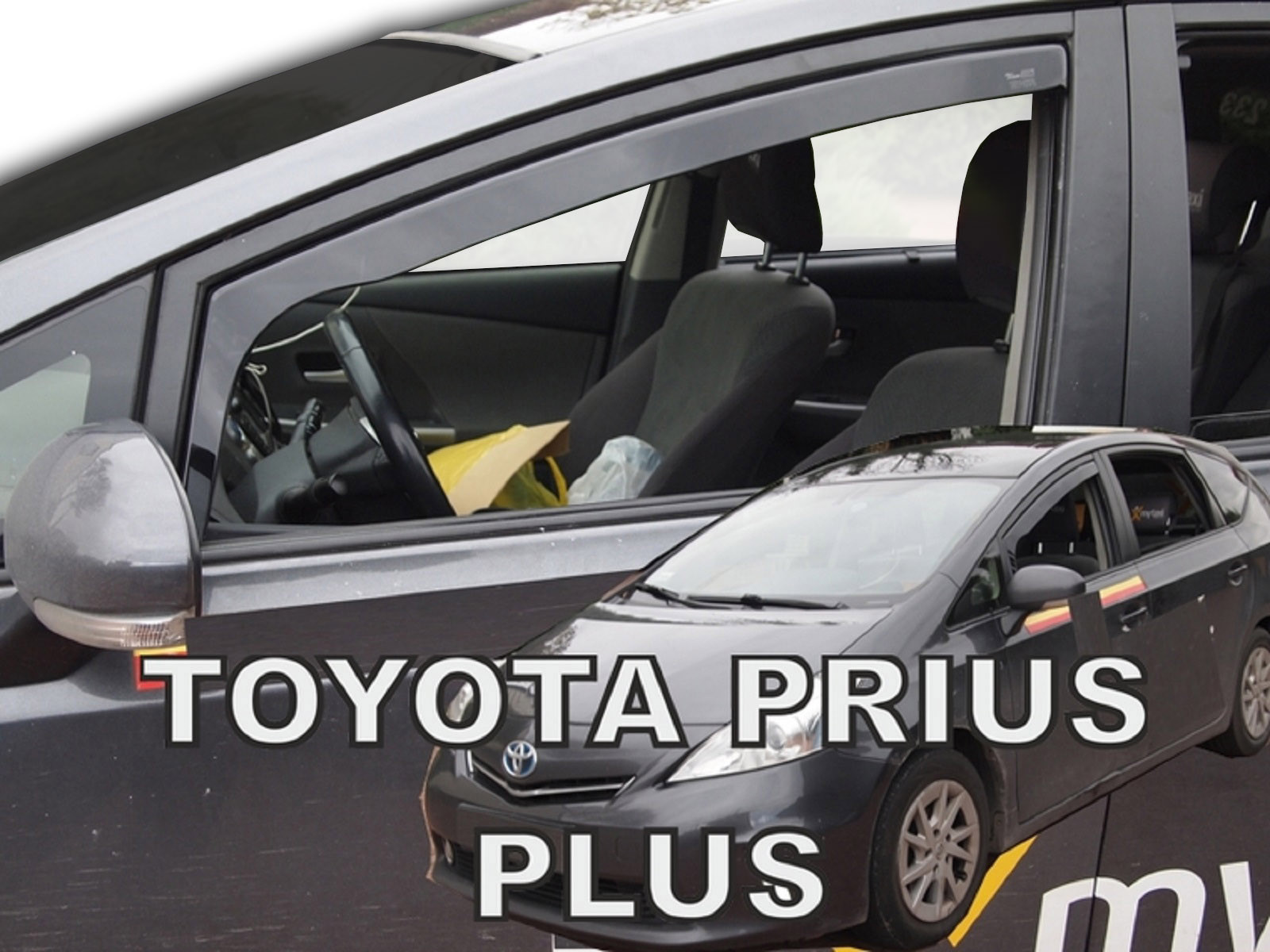 Déflecteurs de vent Prius Plus pour éliminer la buée et les sifflements d'air