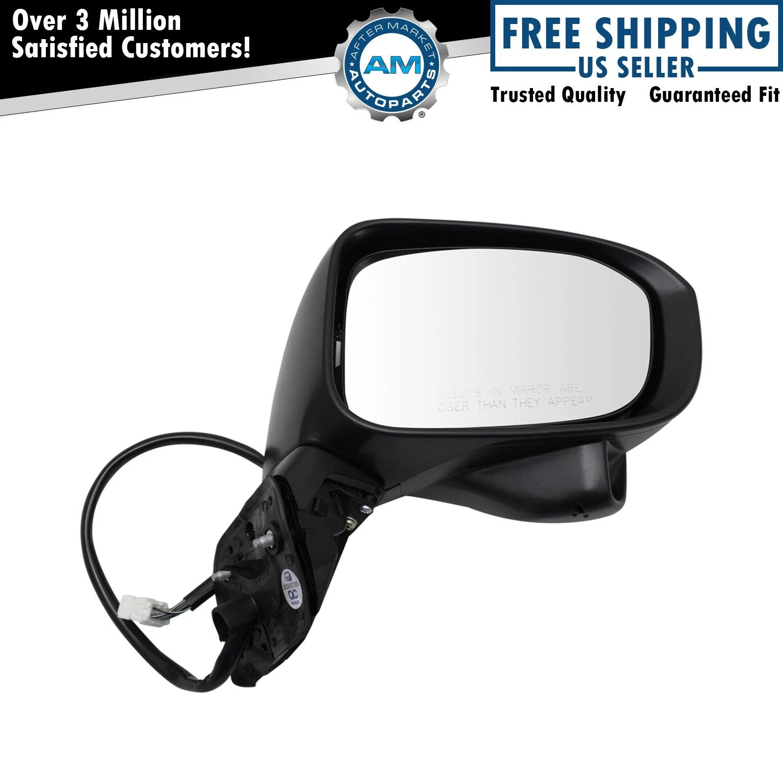 TRQ Right Mirror Fits 2014-2015 Honda Civic