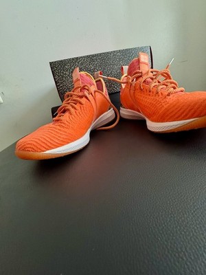 Under Armour Orange White Low Top Mesh Athletic Sneaker Men