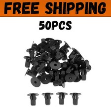 50pc Screw Grommet Retainer Fender Liner Wheelhouse Liner Clips Nylon Nut Toyota
