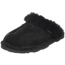 Bearpaw Loki Ii Women's Indoor/outdoor Slippers Black - 8 Medium