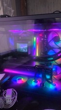 gaming PC set up