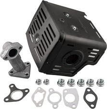 Muffler Exhaust Pipe Kit for 11Hp 13Hp 16Hp Engine 420cc 389cc 439cc Engine