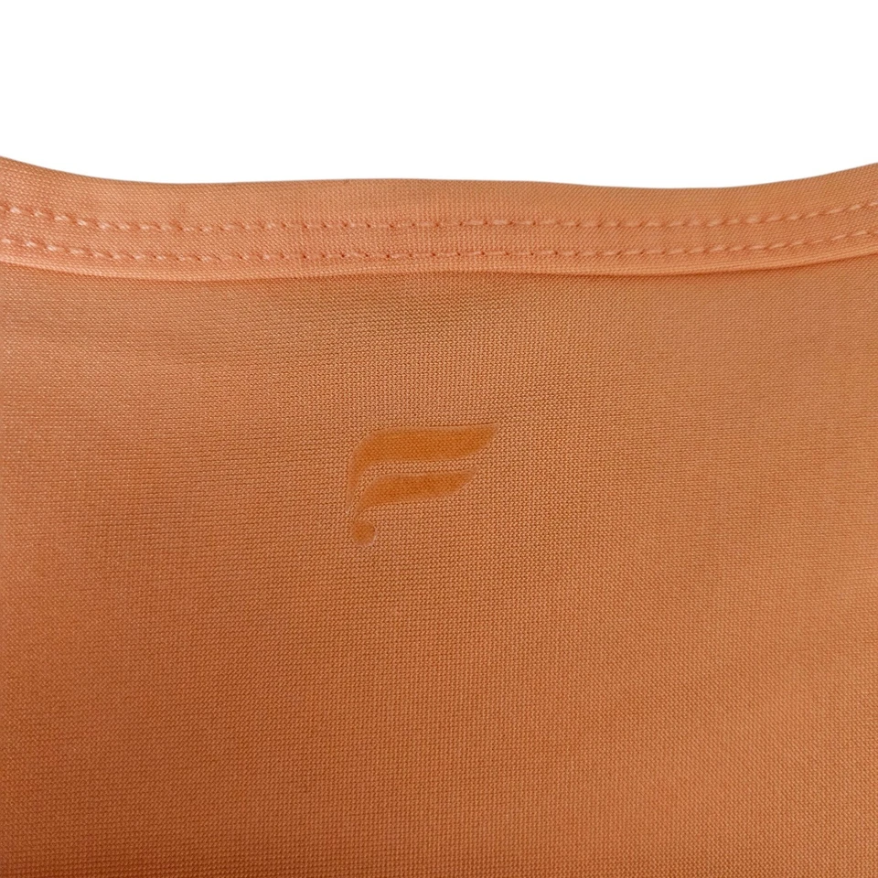 Спортивный бюстгальтер Fabletics On The Go оранжевый взрыв средний удар спортивная спина - Изображение 4 из 4