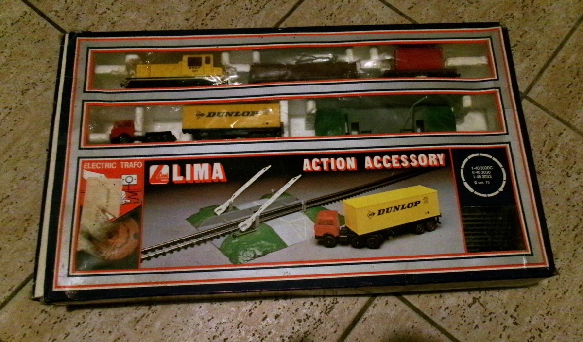 Train électrique Lima HO époque 70 - Confezione Security Block - Fonctionne