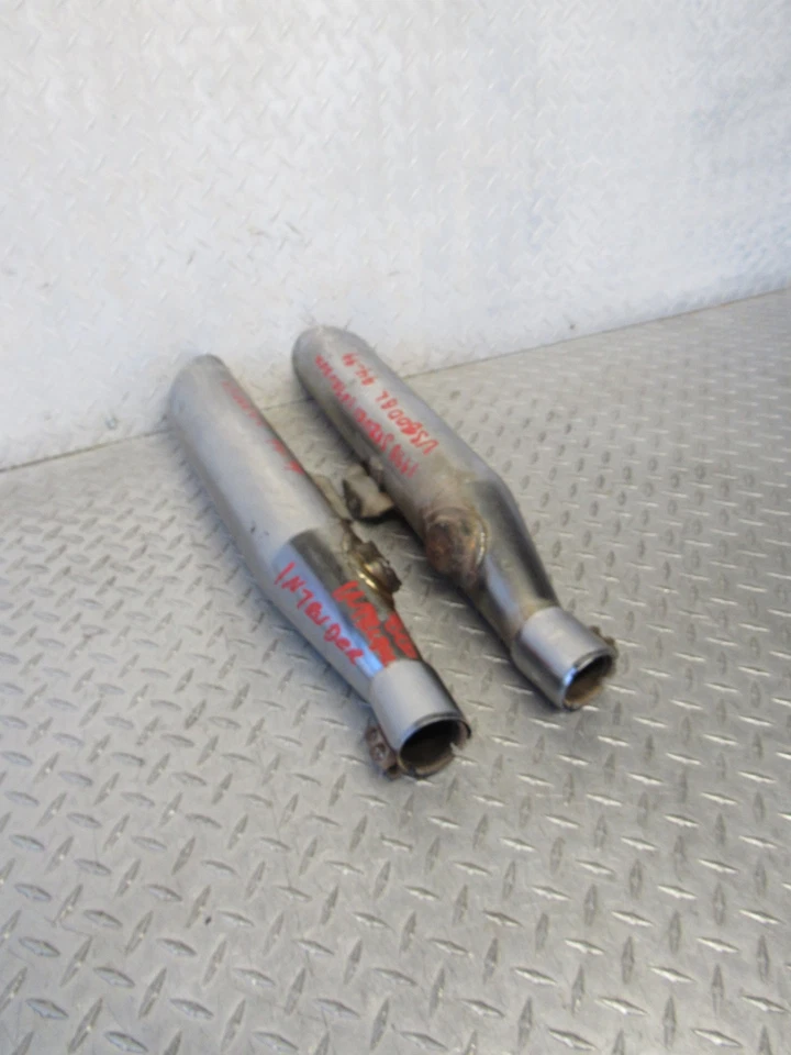 1998 98 SUZUKI VS800GL VS800 GL VS 800 ВЫХЛОПНЫЕ ТРУБЫ ГЛУШИТЕЛЯ ЗЛОУМЫШЛЕННИКА - Изображение 3 из 4