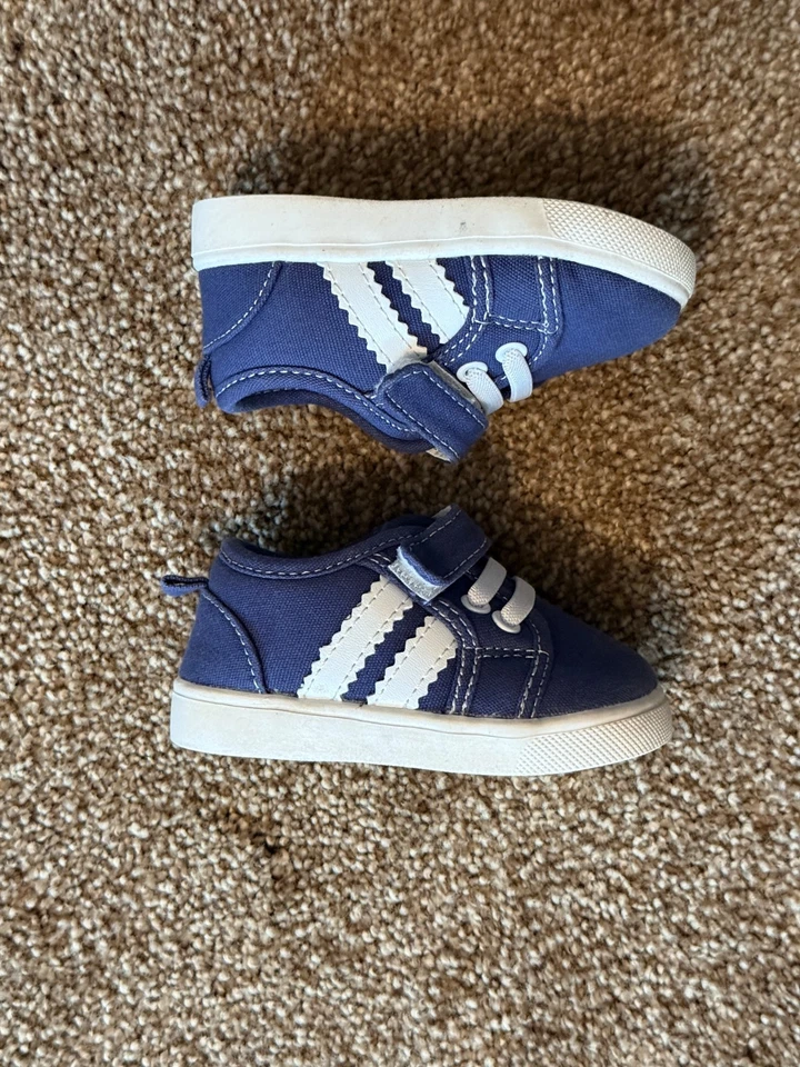 Zapato Tenis Infantil Wee Squeak Andy Azul Marino Talla 4 Foto 4 de 4