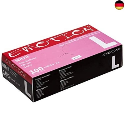 Efalock Emotion Nitril-Handschuhe L pink
