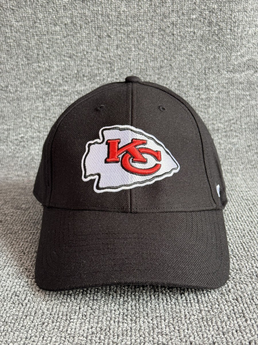 '47 Brand Kansas City Chiefs Snapback Curved Brim Black NFL Cap Adjustable