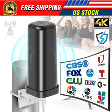 6000Mile Outdoor TV Antenna Digital HDTV 4K Amplified 360  UHF VHF Long Range US