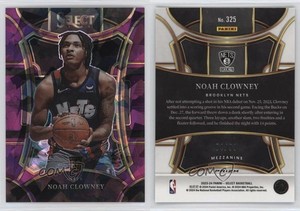 2023 Select Mezzanine Level Purple Cracked Ice Prizm /99 Noah Clowney Rookie RC