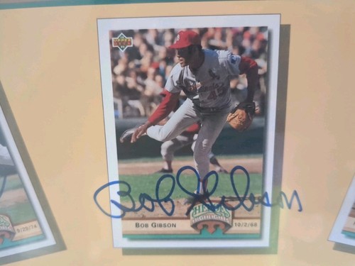 Bobby Bonds, Lou Brock, Bob Gibson, Robin Roberts And Billy Williams Signed - Picture 3 of 9