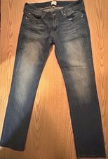 Blue Levis Faded Washed Jeans. Slight Curve. Straight Leg. Sz W-10/30