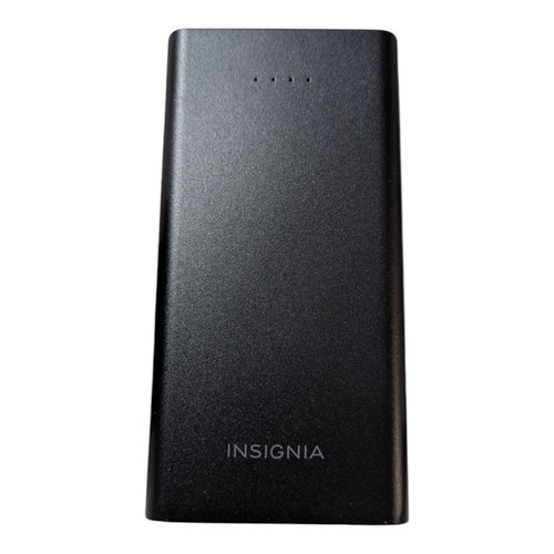 O6. Insignia Portable Charger W/ USB Ports 15000 mAh - Black (Slightly ...